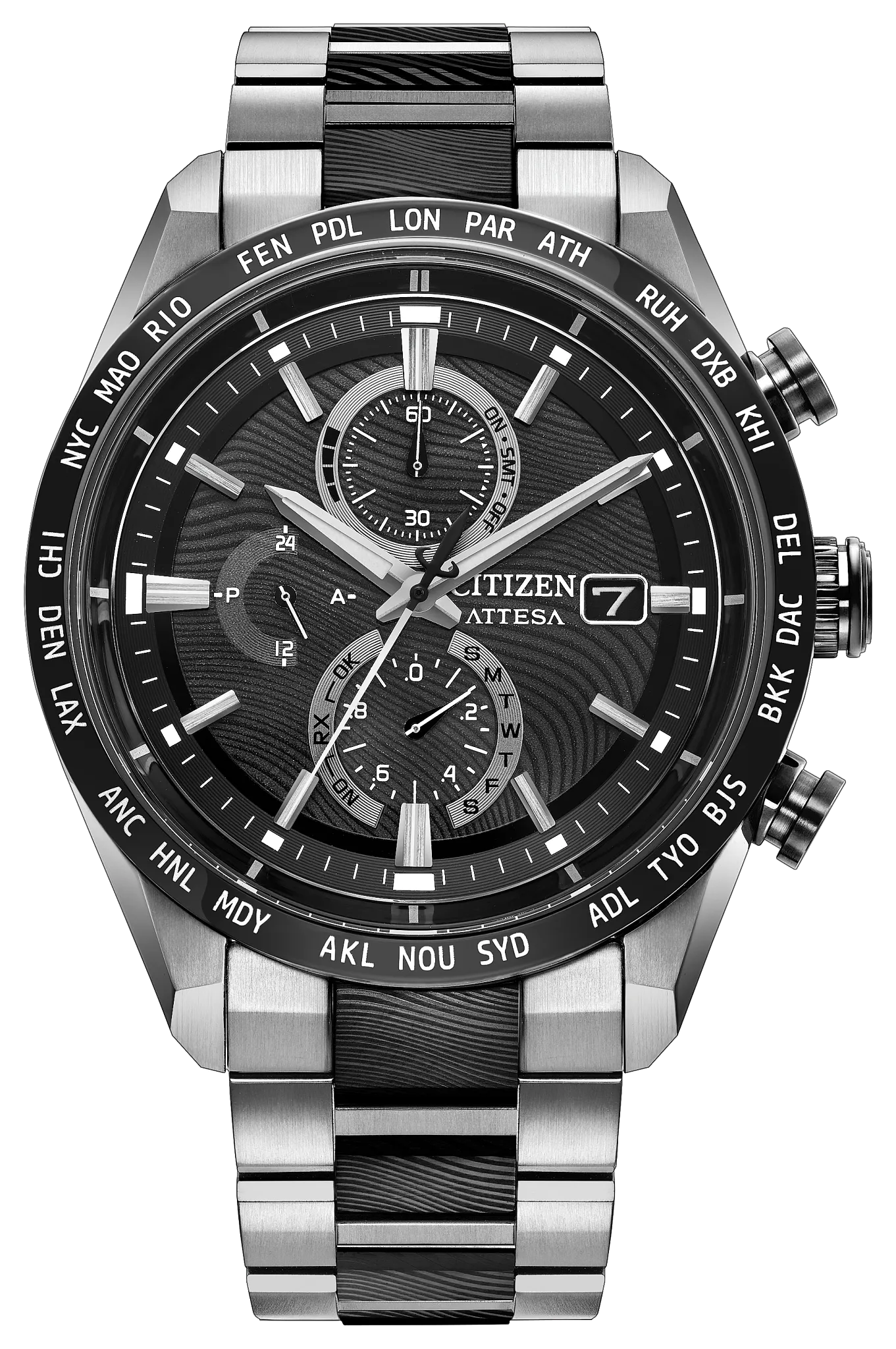 ATTESA Mandalorian Beskar Black Dial Super Titanium with DLC